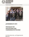 Buchcover Jahresbericht 2019 Professur für Holztechnik und Faserwerkstofftechnik