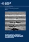 Buchcover Untersuchung von mineralisch gebundenen Verstärkungsschichten für Stahlbetonplatten gegen Impaktbeanspruchungen