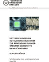 Buchcover Untersuchungen an Rotbuchenschälfurnier zur Anwendung furnierbasierter Werkstoffe im Maschinenbau