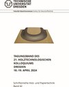 Buchcover Tagungsband des 21. Holztechnologischen Kolloquiums Dresden 18.-19. April.2024