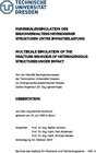 Buchcover Multiscale simulation of the fracture behavior of heterogeneous structures under impact