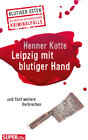 Buchcover Leipzig mit blutiger Hand