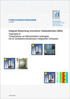 Buchcover Forschungsbericht: Integrale Bewertung innovativer Gebäudehüllen (IBIG), Teilbericht B