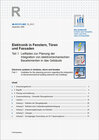 Buchcover ift-Richtlinie EL-01/1 - Elektronik in Fenstern, Türen und Fassaden