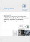 Buchcover Forschungsbericht: Entwicklung von Grundlagen für die Integration von Elektronik in den Fenster-, Türen- und Fassadenbau