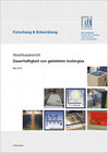 Buchcover Forschungsbericht: Dauerhaftigkeit von geklebtem Isolierglas