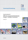 Buchcover ift-Forschungsbericht "EPD´s für transparente Bauteile" Abschlußbericht + Anlage A und B