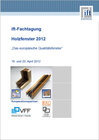 Buchcover ift-Fachtagung Holzfenster 2012