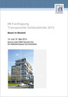 Buchcover ift-Fachtagung Transparente Gebäudehülle, 14.+15.05.2013