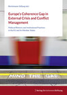 Buchcover Europe's Coherence Gap in External Crisis and Conflict Management
