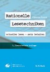 Buchcover Rationelle Lesetechniken