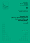 Buchcover Gründung von Offshore-Windenergieanlagen - Werkzeuge für Planung und Bemessung