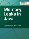Buchcover Memory Leaks in Java