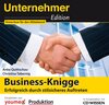 Buchcover CD WISSEN - Unternehmeredition - Business-Knigge