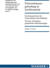 Buchcover Kompendium Unternehmensgründung in Liechtenstein