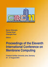 Buchcover Proceedings of the Eleventh International Conference on Membrane Computing (CMC11)