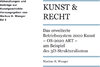 Buchcover Kunst & Recht