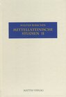 Buchcover Mittellateinische Studien II