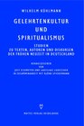 Buchcover Gelehrtenkultur und Spiritualismus