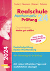 Buchcover Realschule Mathematik-Prüfung 2024 Originalaufgaben Mathe gut erklärt Baden-Württemberg