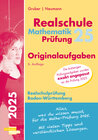Buchcover Mathematik-Prüfung 2025 Originalaufgaben Realschule Baden-Württemberg