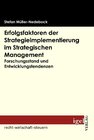 Buchcover Erfolgsfaktoren der Strategieimplementierung im Strategischen Management