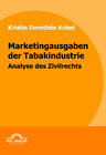Buchcover Marketingausgaben der Tabakindustrie