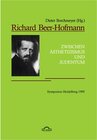 Buchcover Richard Beer-Hofmann: "Zwischen Ästhetizismus und Judentum"