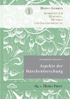 Buchcover Gesammelte Aufsätze 1: Aspekte der Märchenforschung