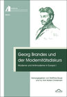 Buchcover Georg Brandes und der Modernitätsdiskurs