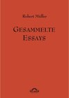 Buchcover Robert Müller: Gesammelte Essays.