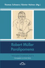 Buchcover Robert Müller: Paralipomena
