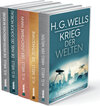 Buchcover H.G.Wells (fünf Romane) - Krieg der Welten - Die Zeitmaschine - Die Insel des Dr. Moreau - Der unsichtbare Mann - Die er