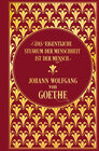 Buchcover Notizbuch Goethe