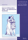 Buchcover Heinrich Wittenwilers 'Ring' - ein ästhetisches Vexierbild