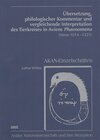 Buchcover Übersetzung, philologischer Kommentar und vergleichende Interpretation des Tierkreises in Aviens Phaenomena (Verse 1014-