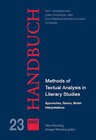 Buchcover Methods of Textual Analysis in Literary Studies