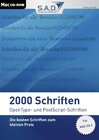 Buchcover 2000 Schriften für MAC