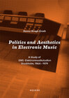 Buchcover Politics and Aesthetics in Electronic Music
