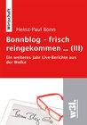 Buchcover Bonnblog - frisch reingekommen (III)