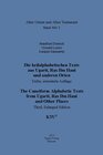 Buchcover Die keilalphabetischen Texte aus Ugarit, Ras Ibn Hani und anderen Orten