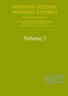 Buchcover Meinong Studies / Meinong Studien