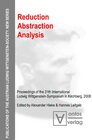 Buchcover Reduction - Abstraction - Analysis