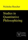 Buchcover Studies in Quantitative Philosophizing