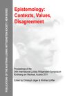 Buchcover Epistemology: Contexts, Values, Disagreement