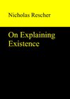 Buchcover On Explaining Existence
