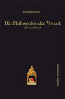 Buchcover Die Philosophie der Vorzeit
