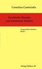 Buchcover Psychische Monade und autonomes Subjekt