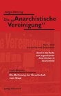 Buchcover Die „Anarchistische Vereinigung“