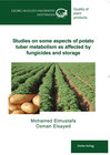 Buchcover Studies on some aspects of potato tuber metabolism as affected by fungicides and storage
